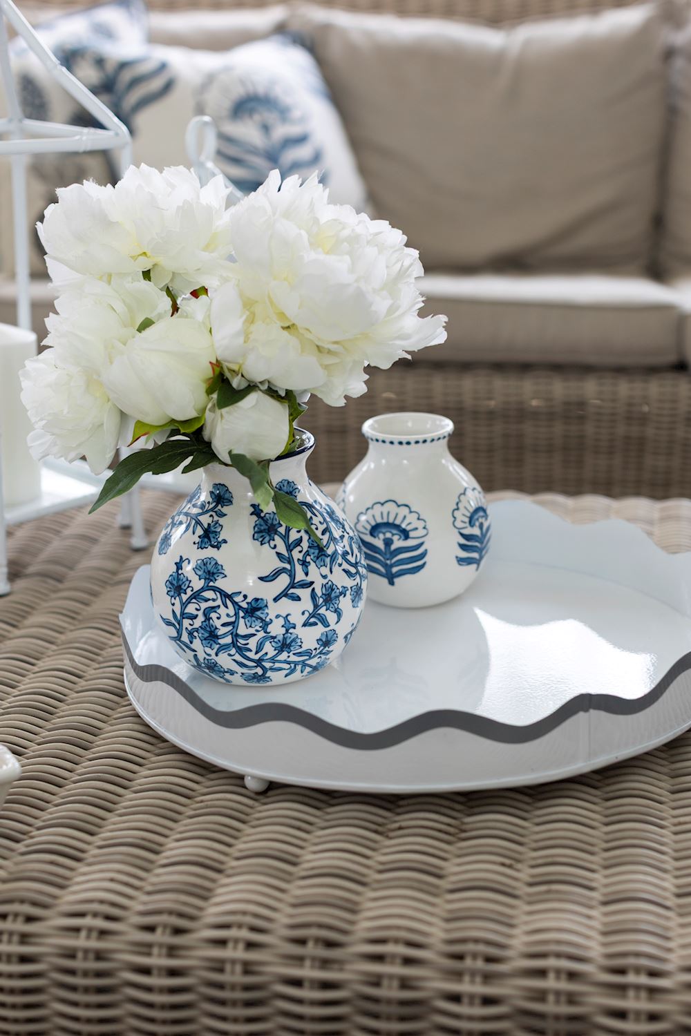 Mudpie Block Print Vase