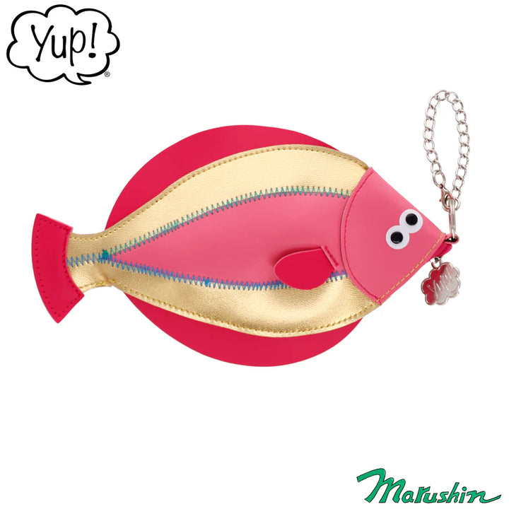 yup! Flounder Pouch  -  Pink