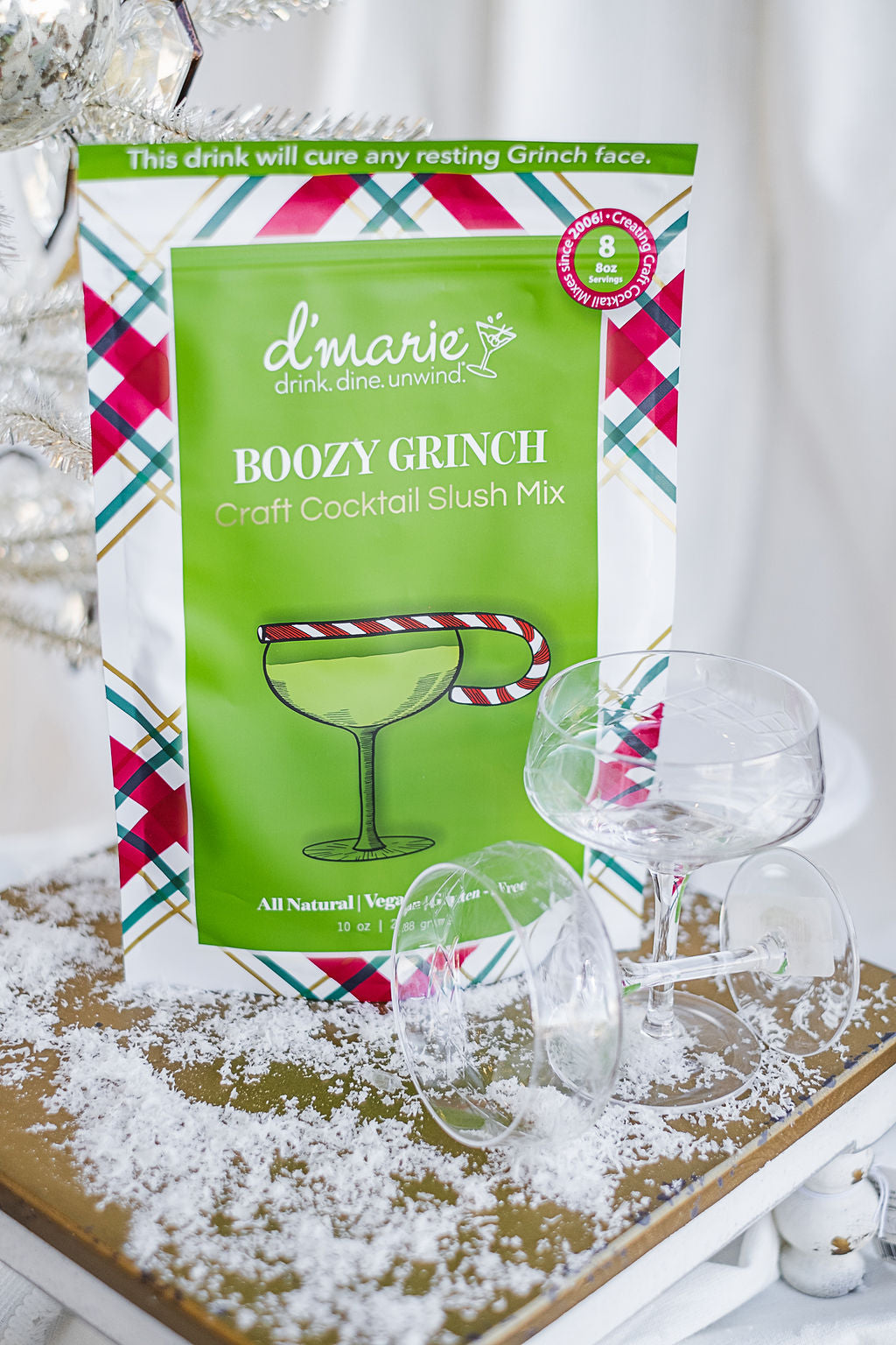 d'marie Boozy Grinch Craft Cocktail Slush Mix