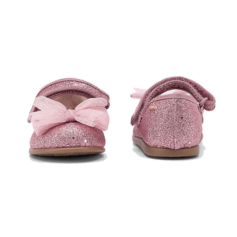 Mayoral Girls Glitter Mary Jane    42559-31   Rosa Metallic
