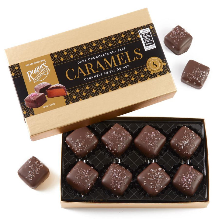 Rogers Chocolates Sea Salt Caramels Gold Box