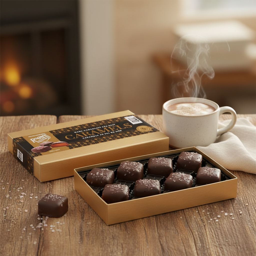 Rogers Chocolates Sea Salt Caramels Gold Box