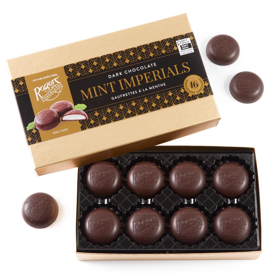Rogers Dark Chocolate Mint Imperials
