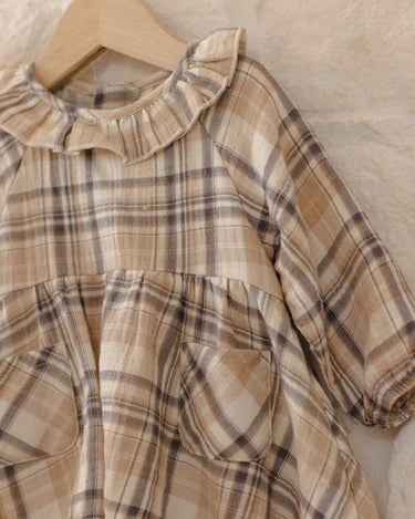 Quincy Mae Baby Girl Simone Plaid   QM579PEPP   Fall Plaid
