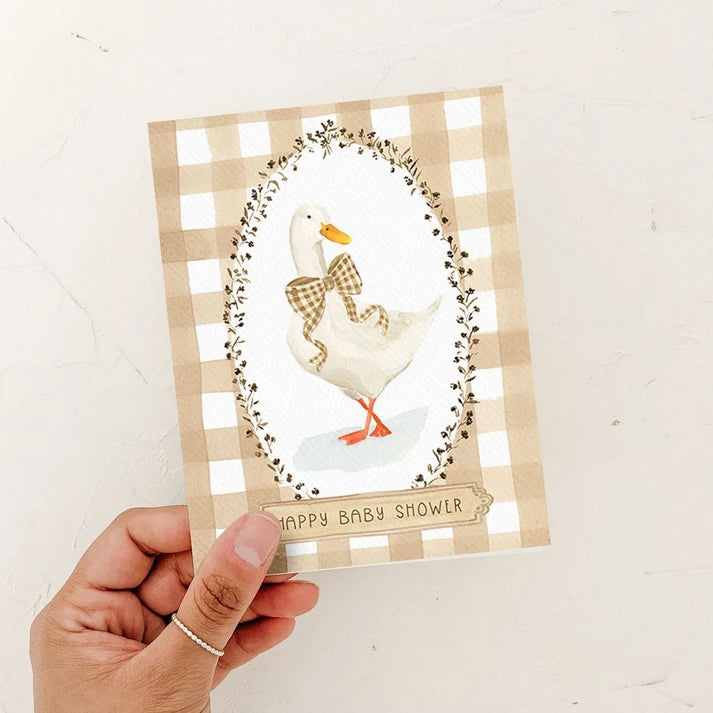 Almeida Baby Card  5041  Baby Shower Goose