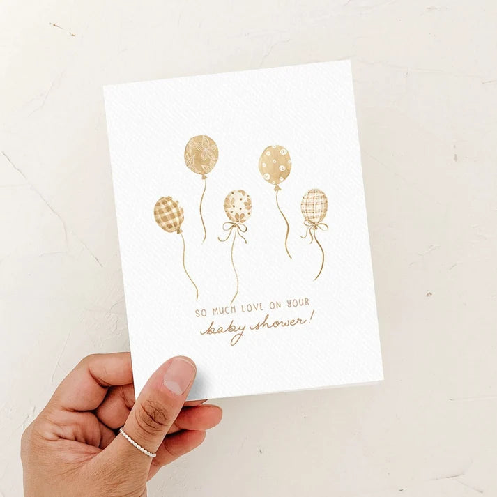 Almeida Baby Card  5043 Baby Shower Balloons