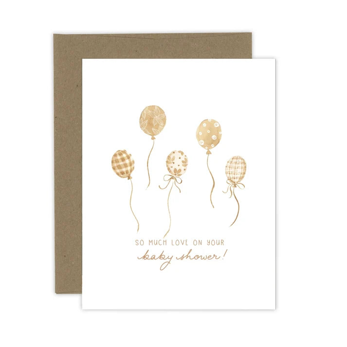 Almeida Baby Card  5043 Baby Shower Balloons
