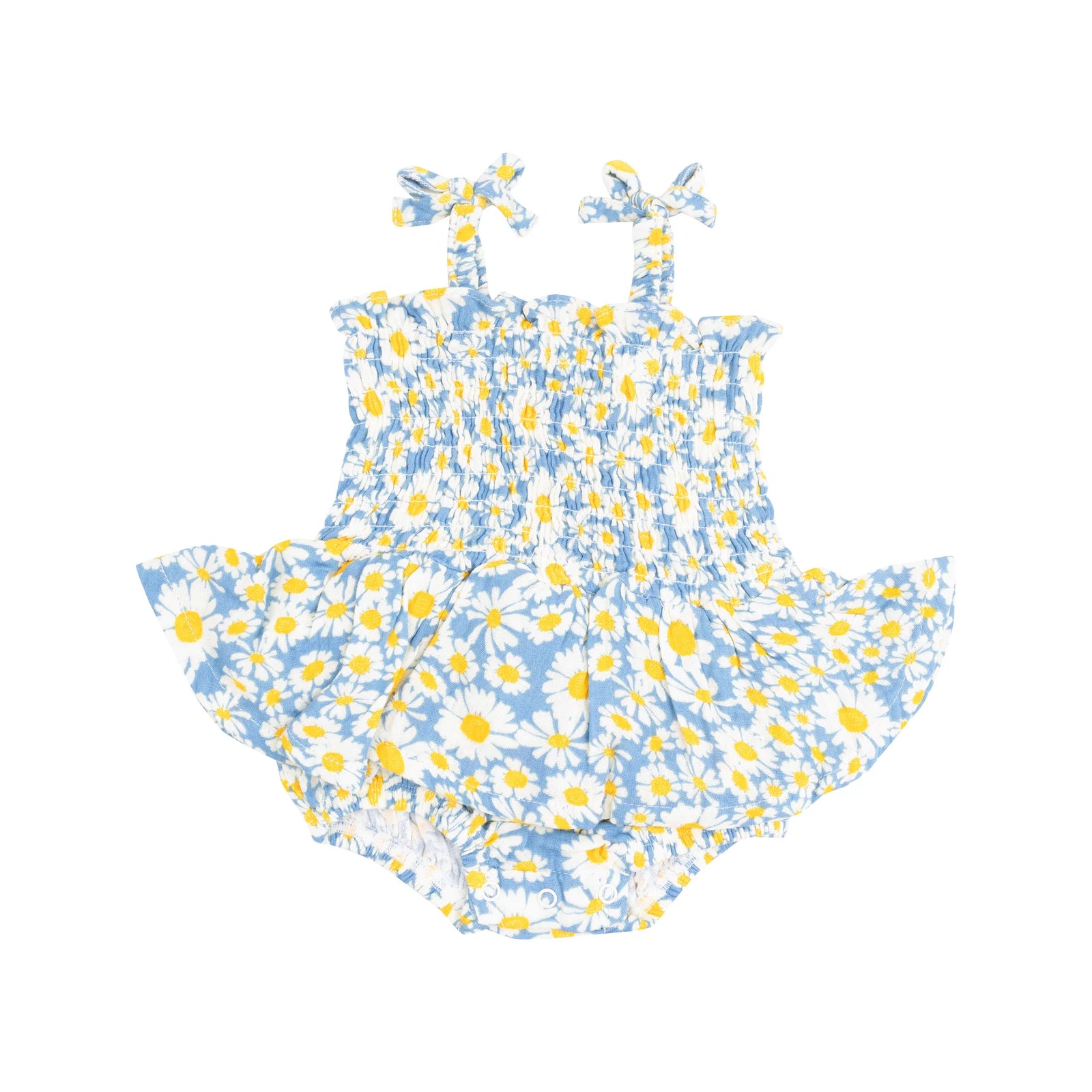 Angel Dear Baby Girl Smocked Bubble With Skirt   509-S25-SHD*