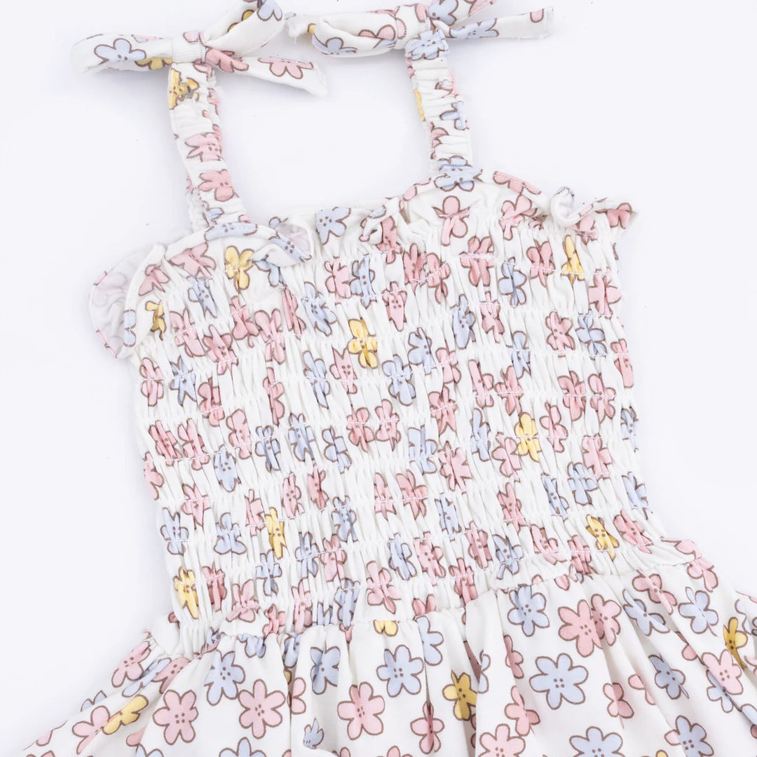 Angel Dear Smocked Bubble with Skirt  509-S26-SFL  Sarah Floral