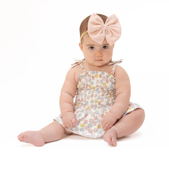 Angel Dear Smocked Bubble with Skirt  509-S26-SFL  Sarah Floral