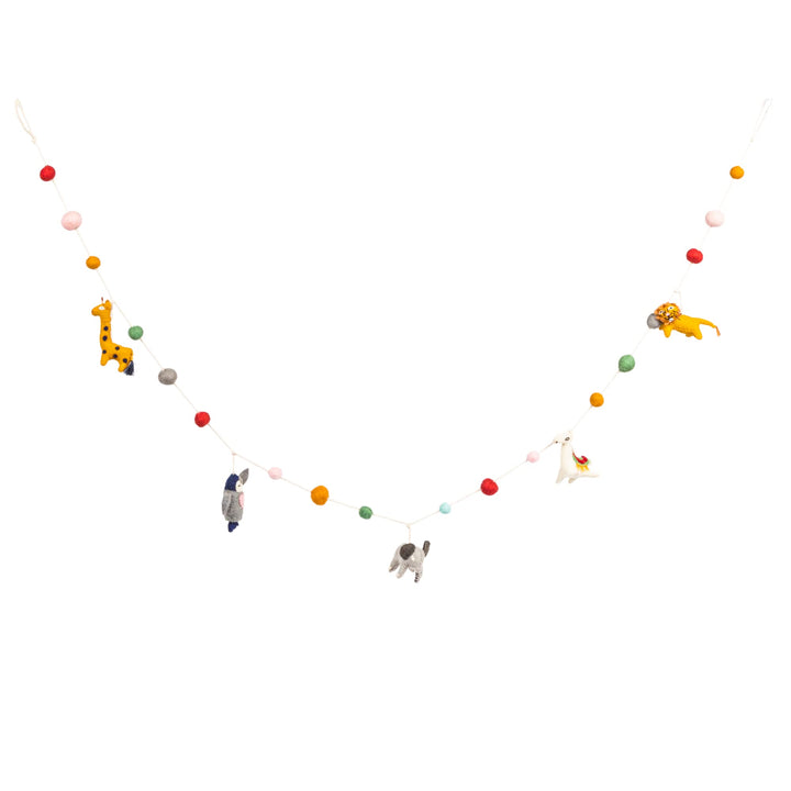 Bloomingville Animal Wool Felt Garland AH0918 *
