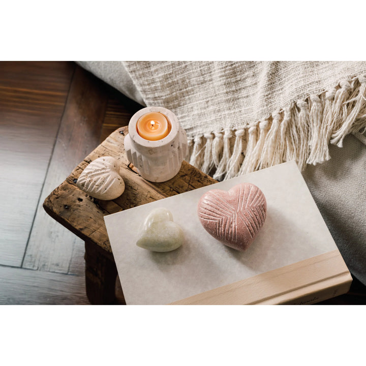Danica Marble Heart HDO4271D  Large Pink