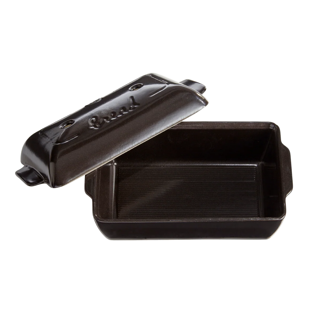 Emile Henry Bread Loaf Baker  5504  Fusain (Charcoal)