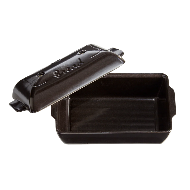 Emile Henry Bread Loaf Baker  5504  Fusain (Charcoal)