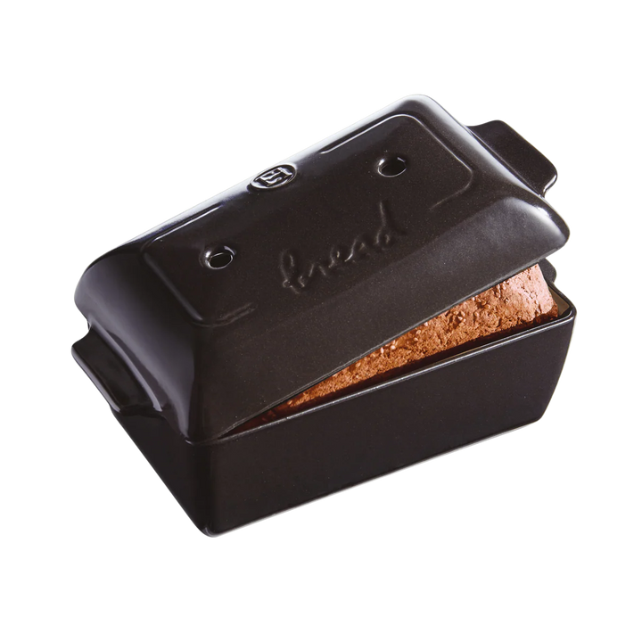 Emile Henry Bread Loaf Baker  5504  Fusain (Charcoal)