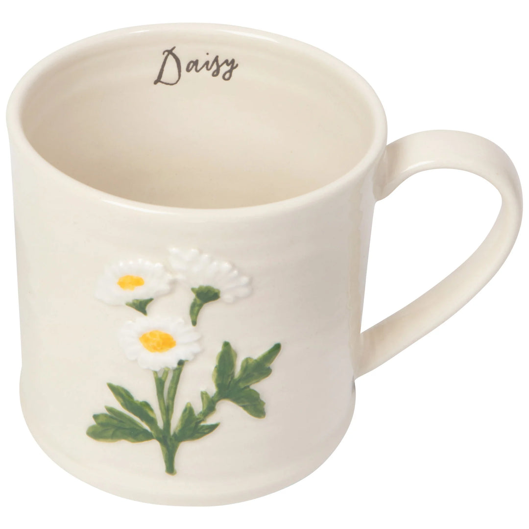 Danica Daisy Embossed Mug  NMG4264D