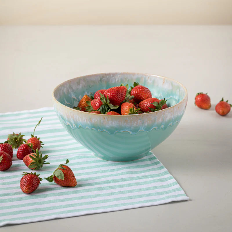 Costa Nova Taormina Aqua Serving Bowl