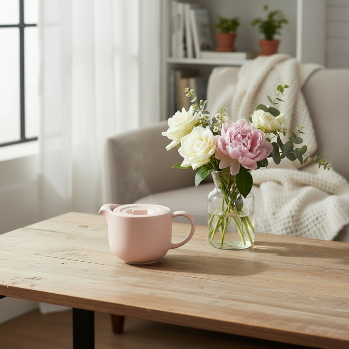 Pacifica Marshmallow Teapot & Infuser