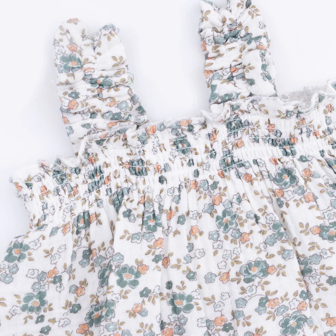 Angel Dear Baby Girl Ruffly Strap Top and Bloomer  561-S26-CMF  Camille Floral