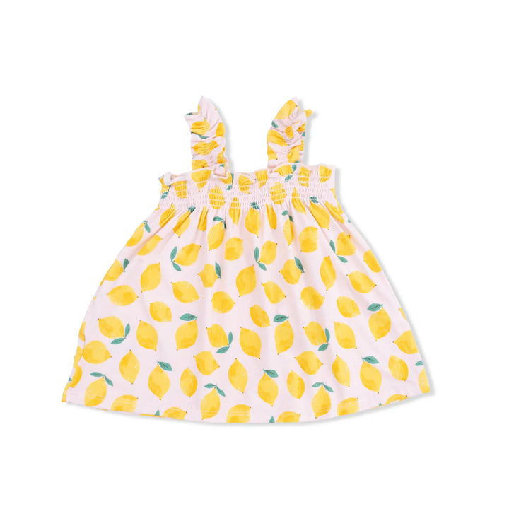 Angel Dear Baby Girl Ruffly Strap Top w Bloomer  561-S26-SLM  Sunny Lemons