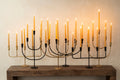 Indaba Luna Gold Candelabra 1-0994