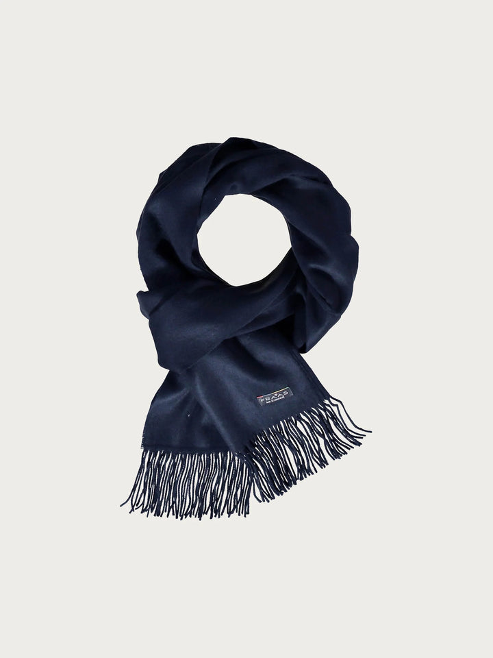 Fraas Cashmink Wide Single Colour Scarf  626029-590  Navy