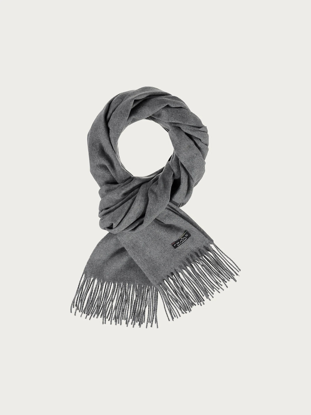Fraas Cashmink Wide Single Colour Scarf  626029-960  Grey