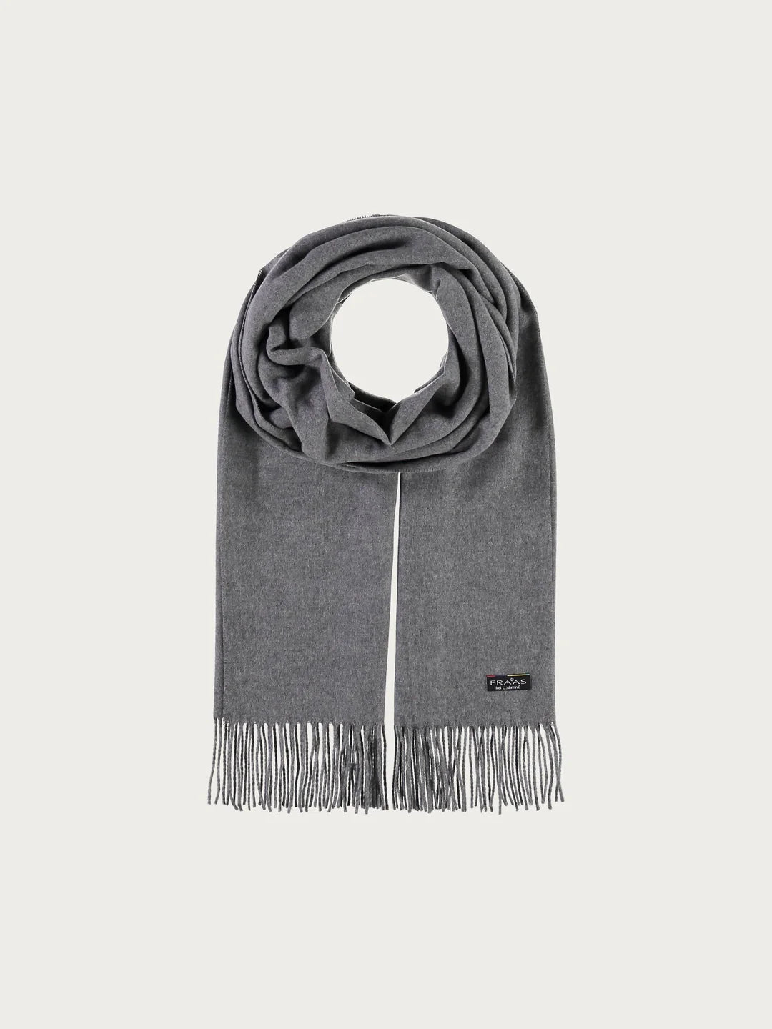 Fraas Cashmink Wide Single Colour Scarf  626029-960  Grey