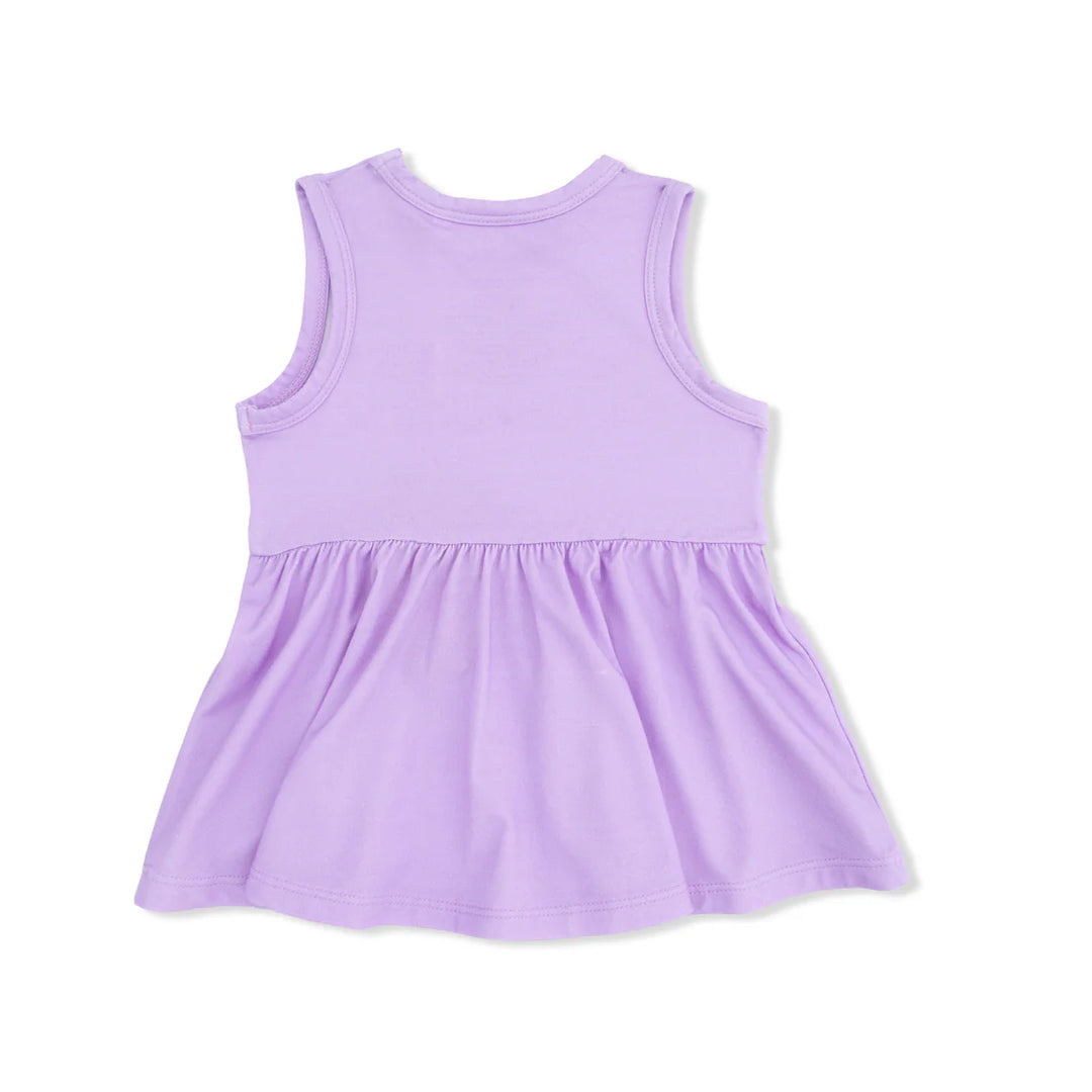 Angel Dear Girls Dress  587-S26-LLF  Lacy Lavender Floral