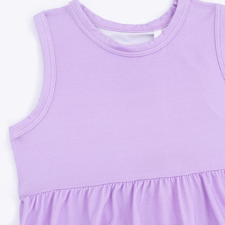 Angel Dear Girls Dress  587-S26-LLF  Lacy Lavender Floral