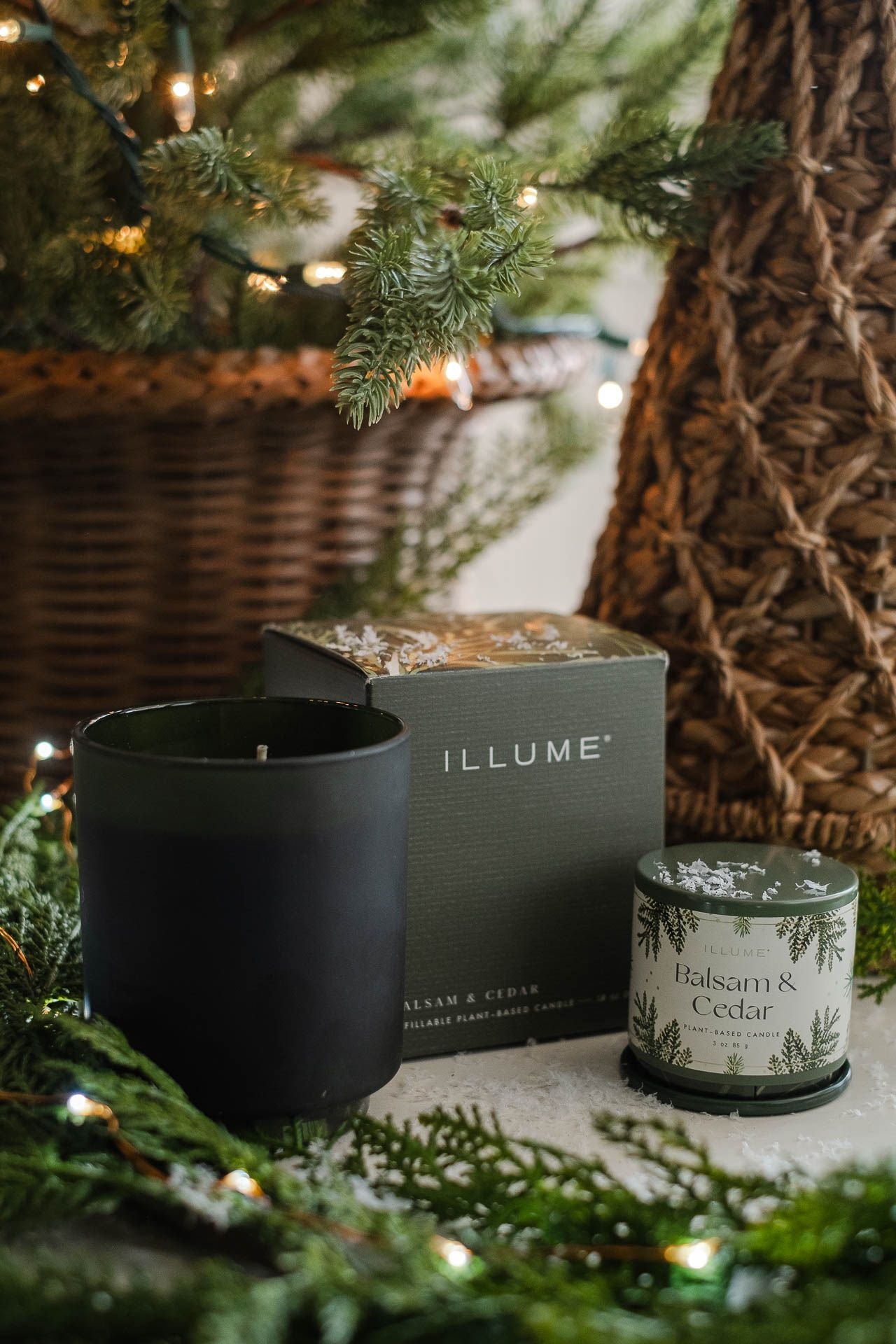 Illume Balsam and Cedar Candle - Crocus & Ivy Interiors