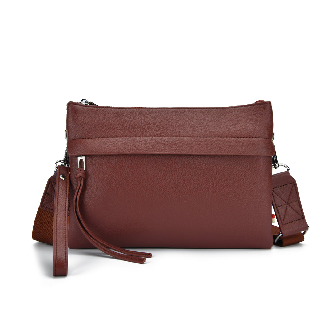 Colab Charlie Crossbody Clutch  7397  Mahogany