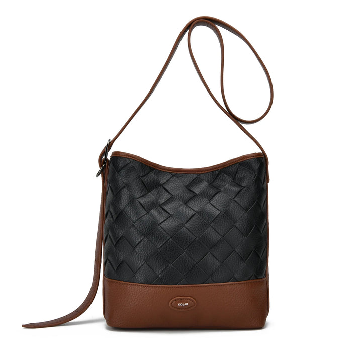 Colab Tea Bucket Crossbody Bag  7583W  Black