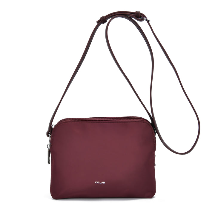 Colab Micah Nylon Crossbody Bag 7509 N  Blackberry