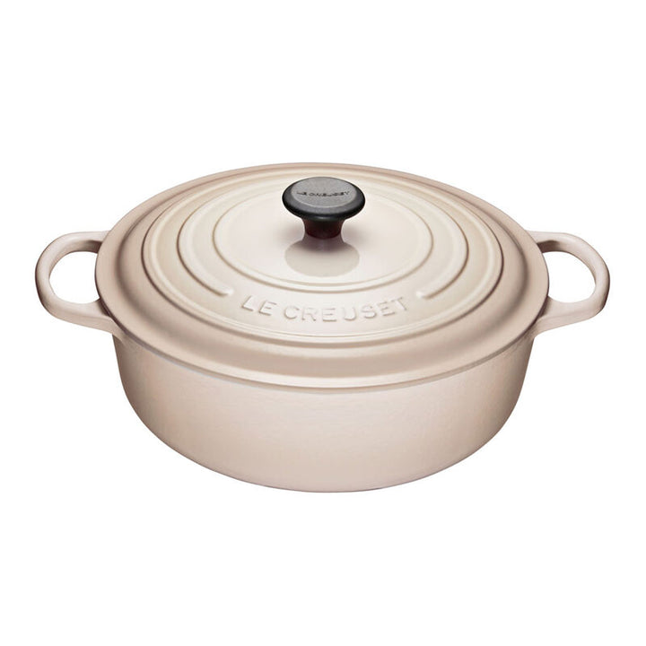 Le Creuset 6.2L Shallow Round French Oven  -  Meringue*