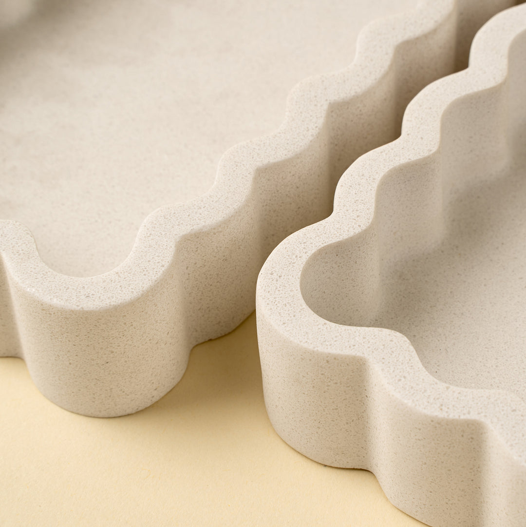 Indaba Scalloped Jewelry Plates