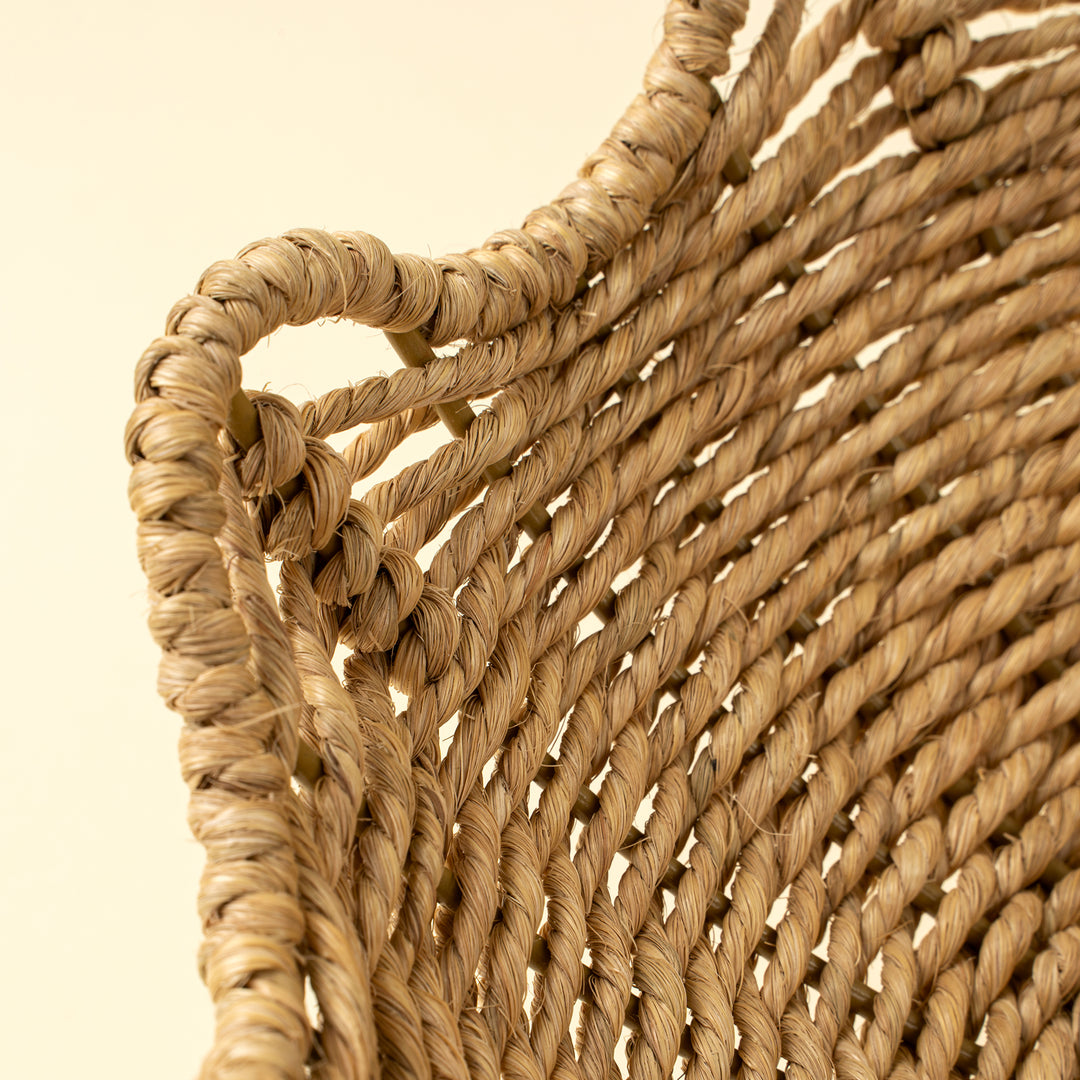 Indaba Cleo Scalloped Basket 4-6517