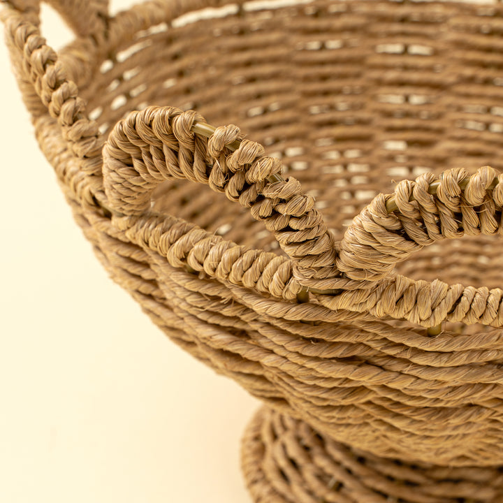 Indaba Maya Scalloped Basket 4-6518