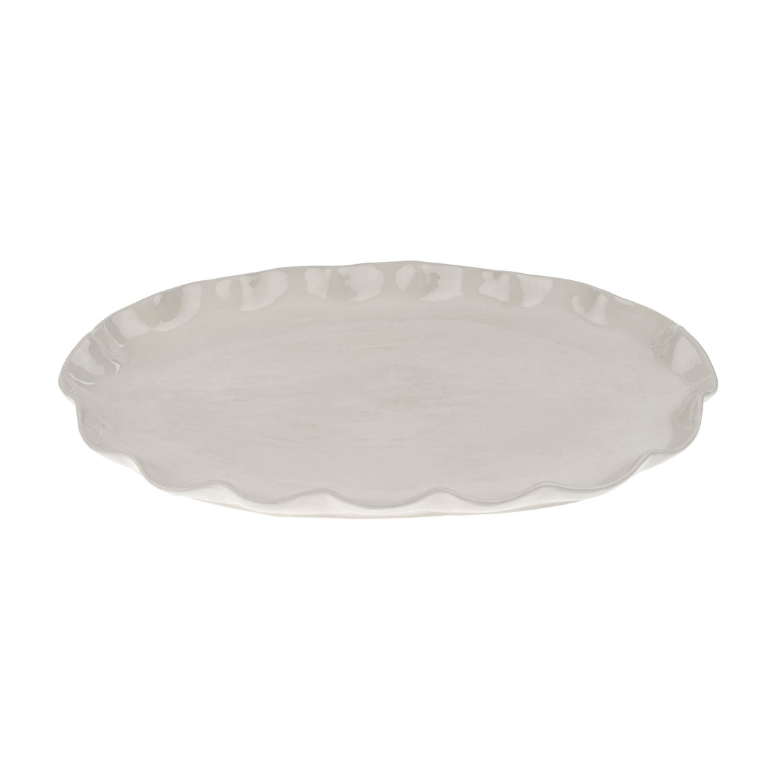 Indaba Calypso Scalloped Platter 4-6788