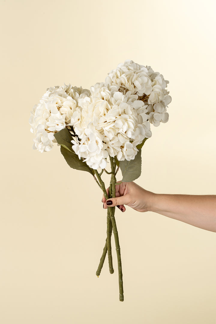 Indaba Hydrangea Stem 1-0362 White