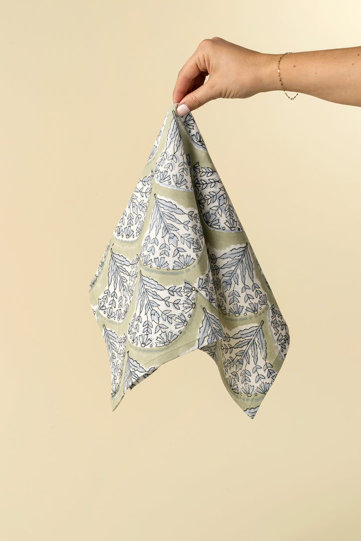 Indaba Sakura Green Table Linen Collection
