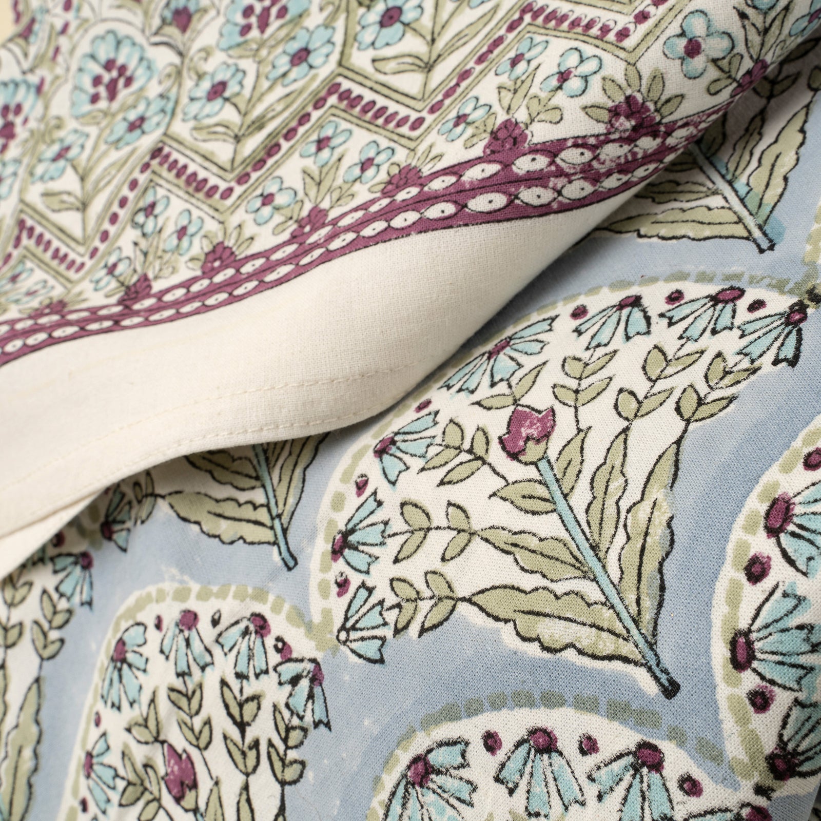 Indaba Sakura Table Linens Blue