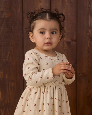 Quincy Mae Baby Alda Dress   QM589KEVN    Red Bows