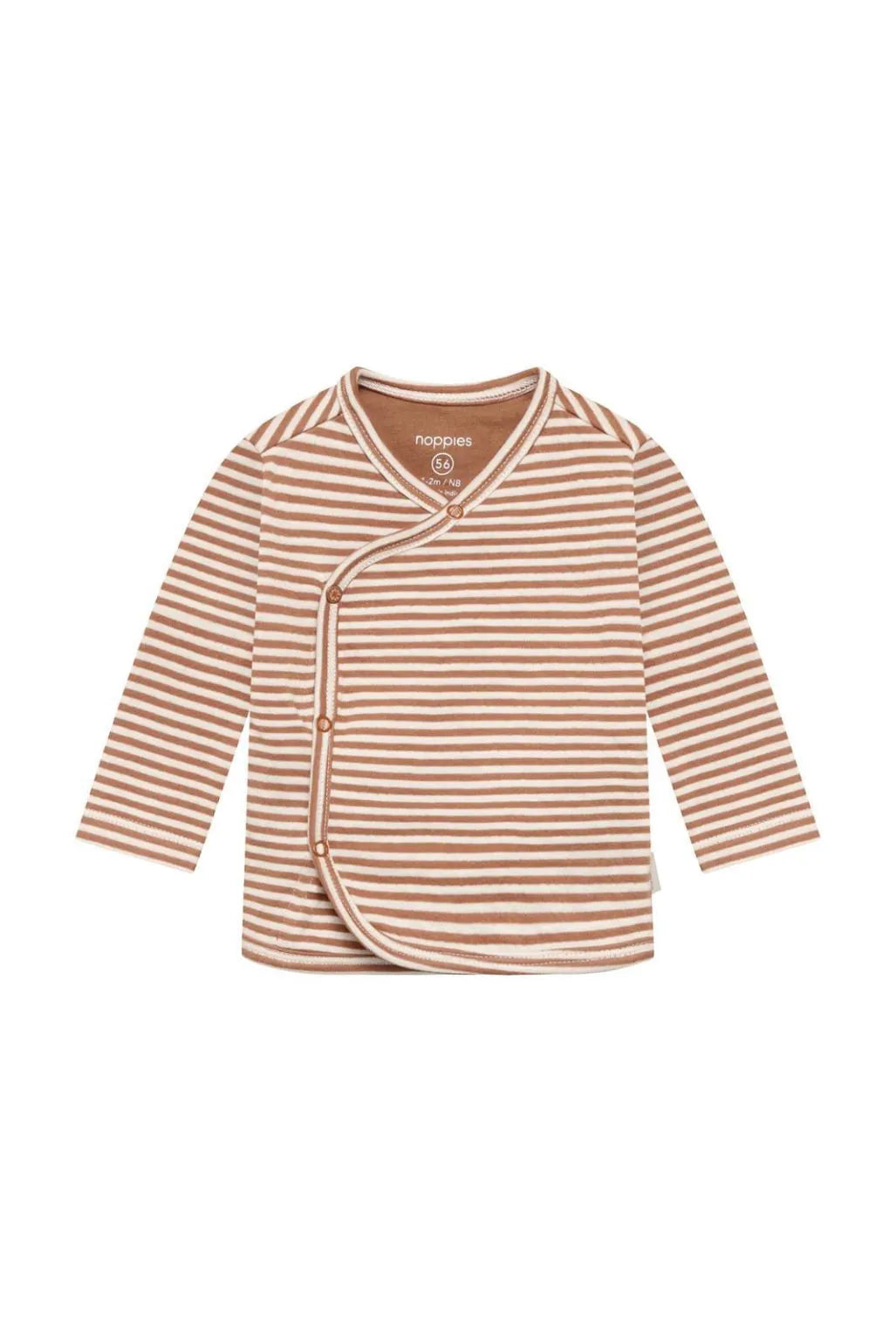 Noppies Baby Long Sleeve Tee   6100003   Mocha Mousse