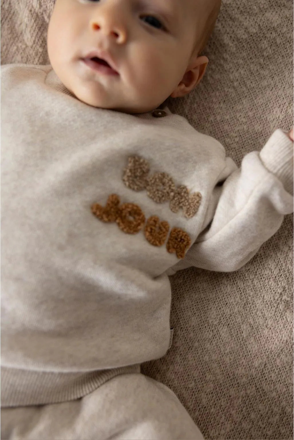 Noppies Baby Fleece Sweatshirt   6100004   Sand Melange