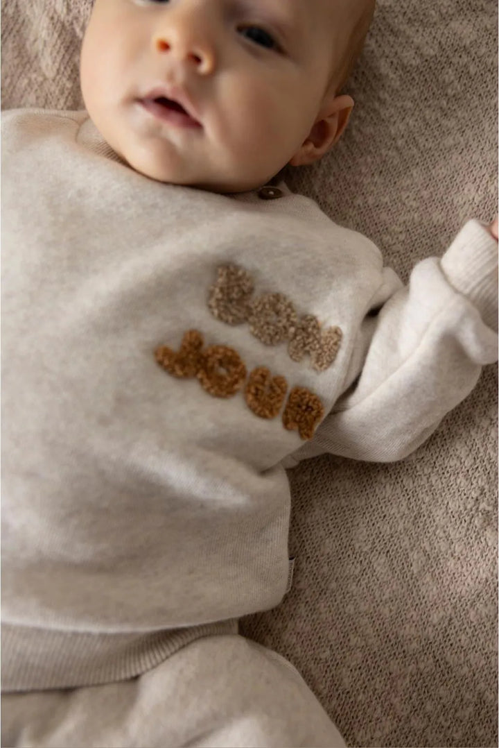 Noppies Baby Fleece Sweatshirt   6100004   Sand Melange