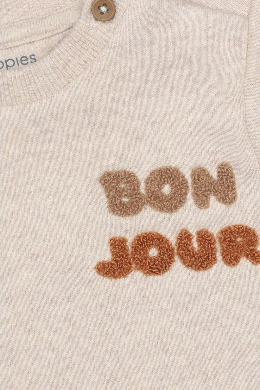 Noppies Baby Fleece Sweatshirt   6100004   Sand Melange