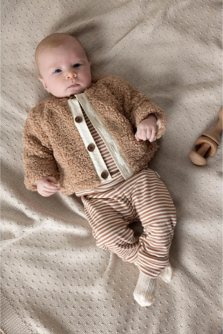 Noppies Baby Stripe Pant   6100010   Mocha Mousse