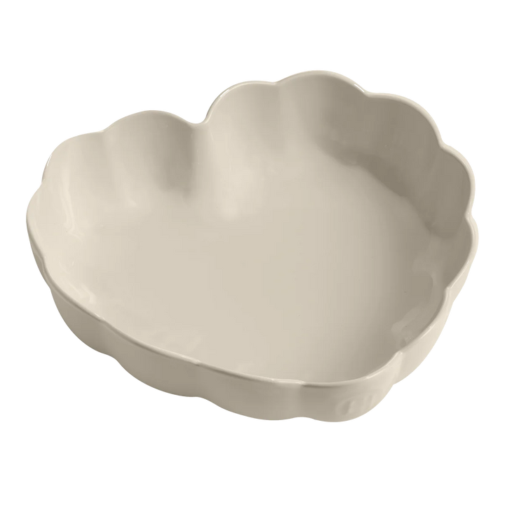 Emile Henry Madeleine Heart Shaped Dish  6153 Argile