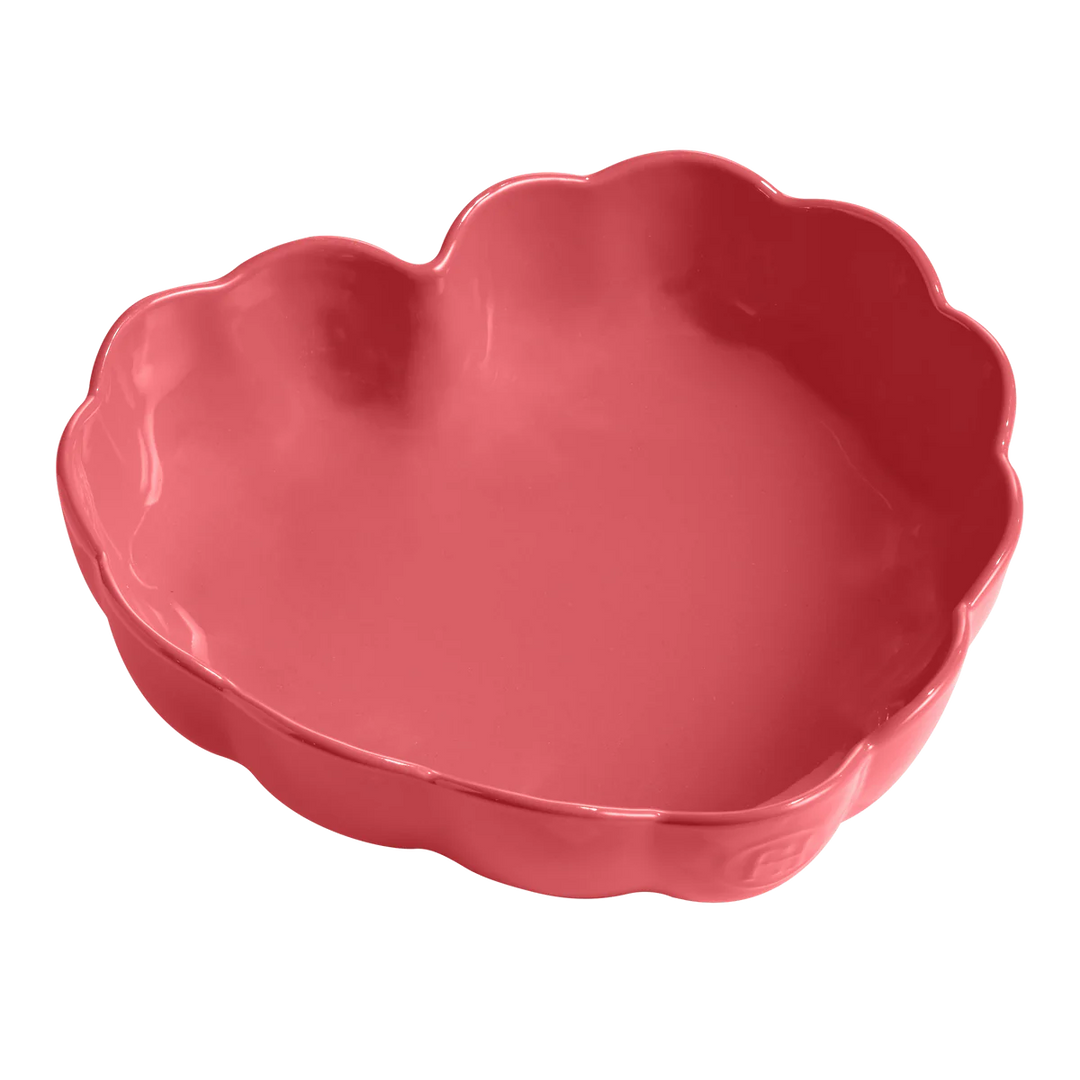 Emile Henry Madeleine Heart Shaped Dish  6153  Rose Candy